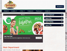 Tablet Screenshot of logansmarket.com